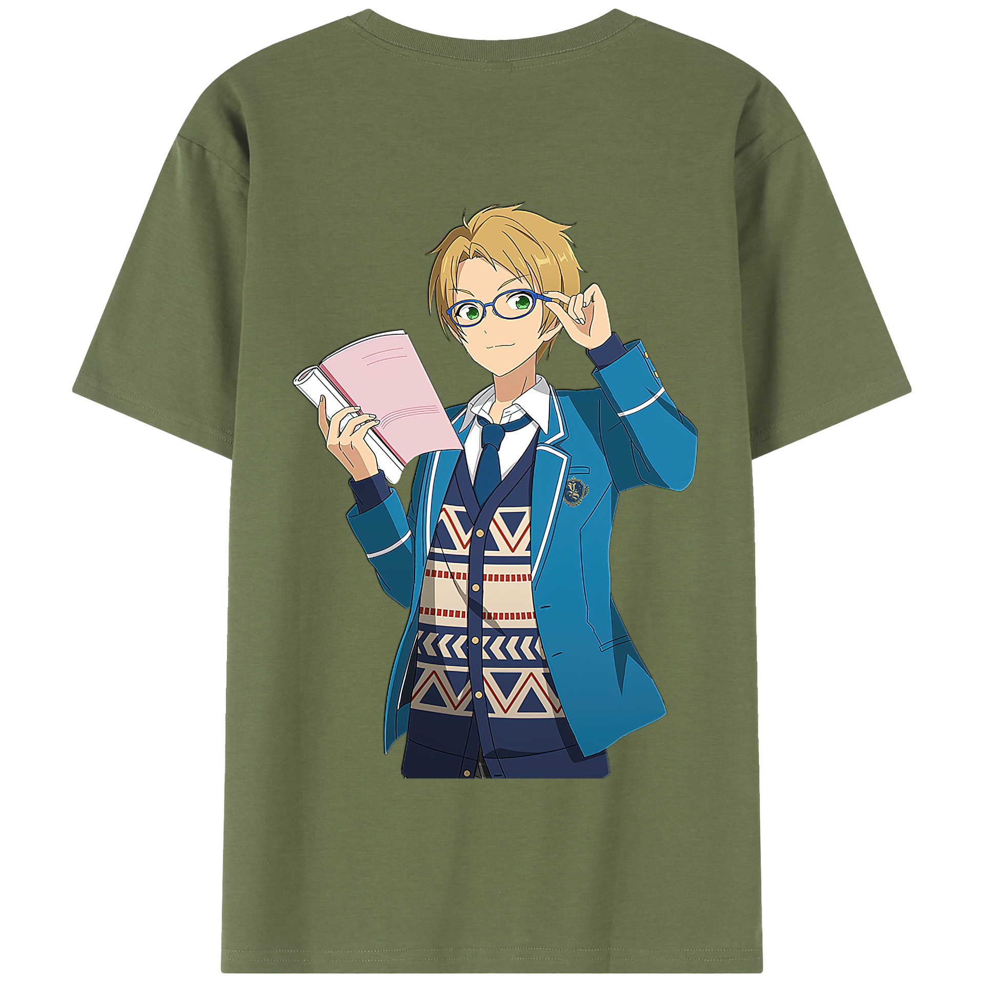 （画像用） あんさんぶるスターズ! Ensemble Stars 綿100％半袖Tシャツ（背面プリント）